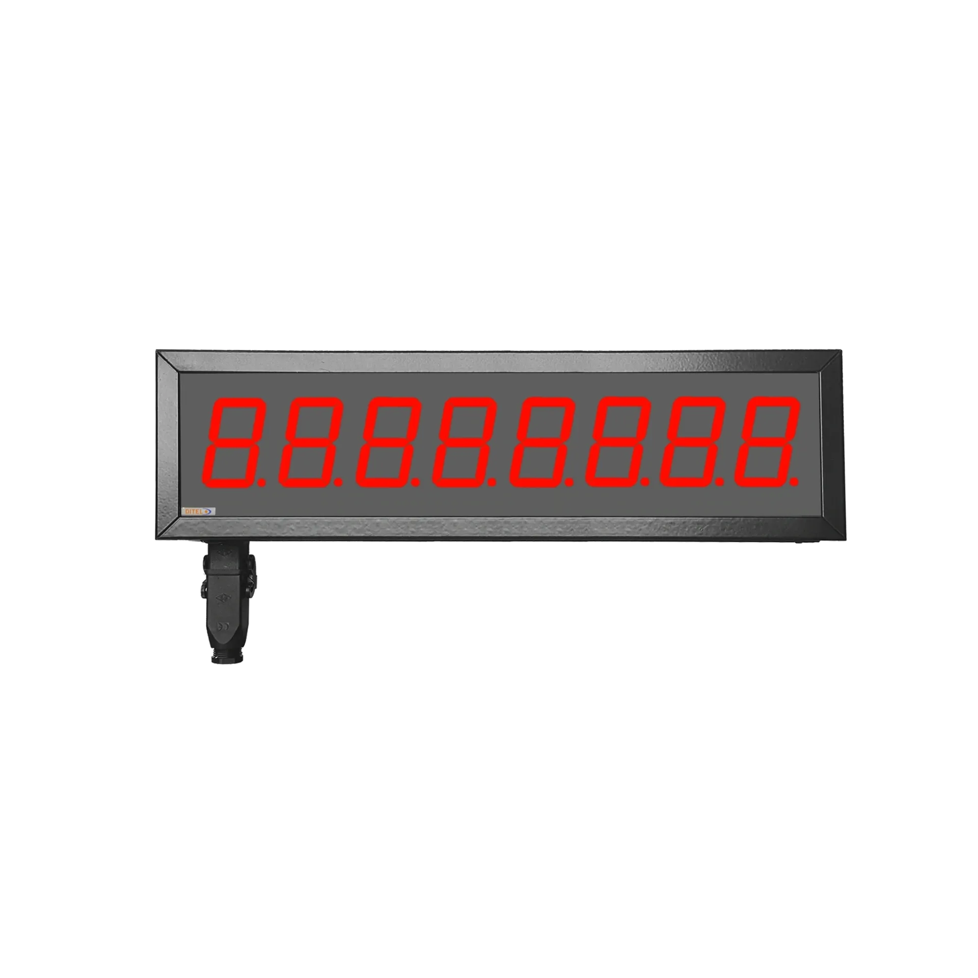 Visualizador Numerico 57mm, 8 digitos, BCD-Contador-Tacometro-Cronómetro +2R